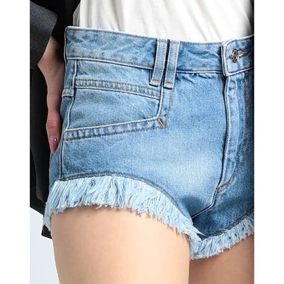 Marant Etoile Denim Shorts Size 4 - Picture 2 of 7
